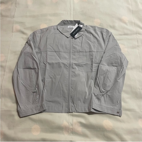 NEW! Tigermist- Gray Zip Up Mid Length Lincoln Bomber Lightweight Jacket NWT - Picture 4 of 7